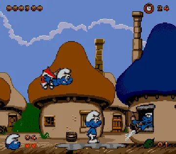 Smurfs, The (Europe) (En,Fr,De,Es,It) (Rev A) screen shot game playing